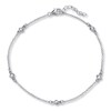 Thumbnail Image 1 of Cubic Zirconia Anklet Sterling Silver