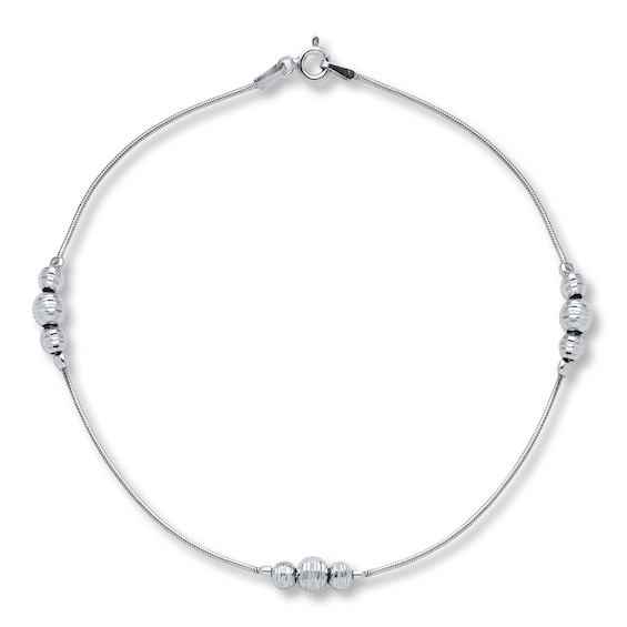 Sterling Silver Anklet 9"