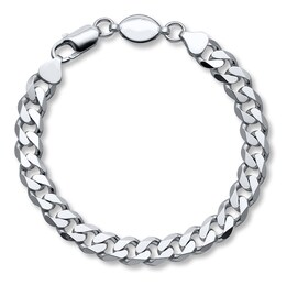 Curb Link Bracelet Sterling Silver 8&quot; Length