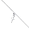 Thumbnail Image 0 of Cross Charm Anklet Sterling Silver 9"