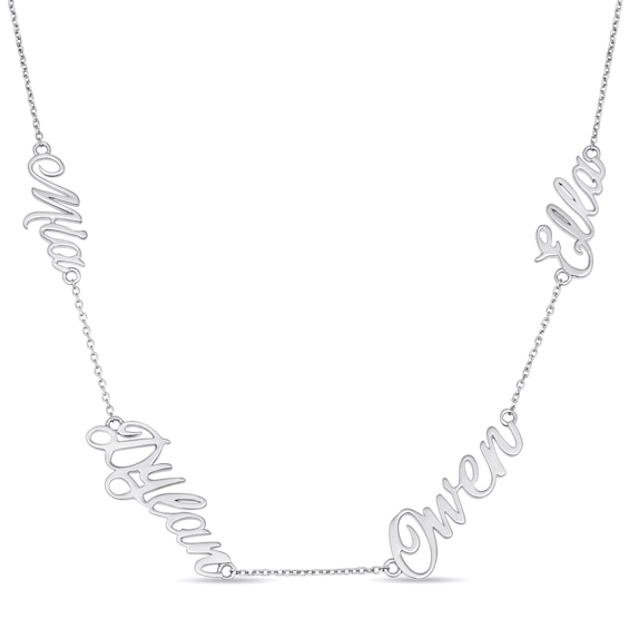 Nameplate Necklace (1 - 4 Names)