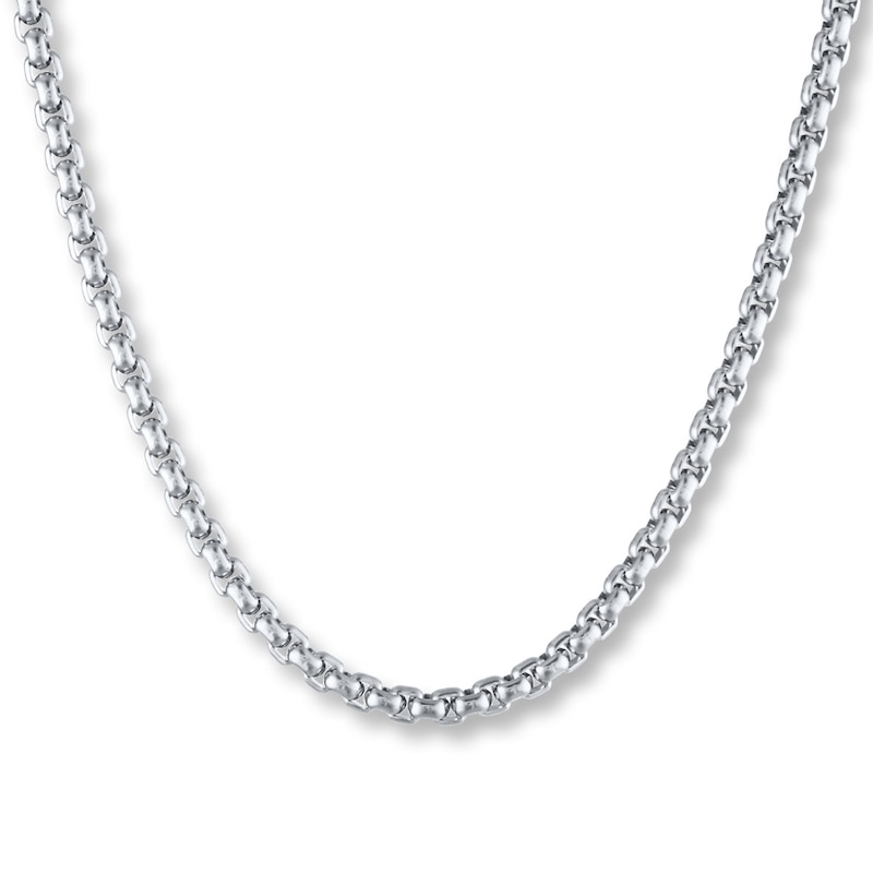 Main Image 1 of Chain Necklace Solid Stainless Steel 22"