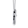 Thumbnail Image 1 of Cross Dog Tag Necklace Stainless Steel 22"