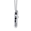 Thumbnail Image 2 of Cross Dog Tag Necklace Stainless Steel 22"