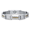 Thumbnail Image 1 of Men's Bracelet Cubic Zirconia Stainless Steel 9"