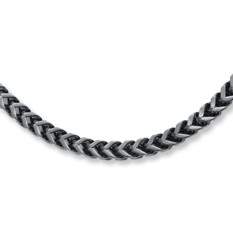 Solid Chain Necklace Stainless Steel 24"