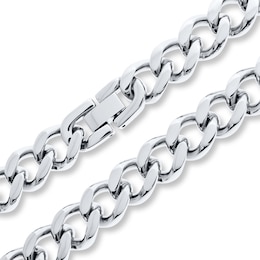 Men's Curb Link Bracelet Stainless Steel 9&quot; Length