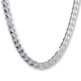 Solid Curb Link Chain Stainless Steel 22&quot;
