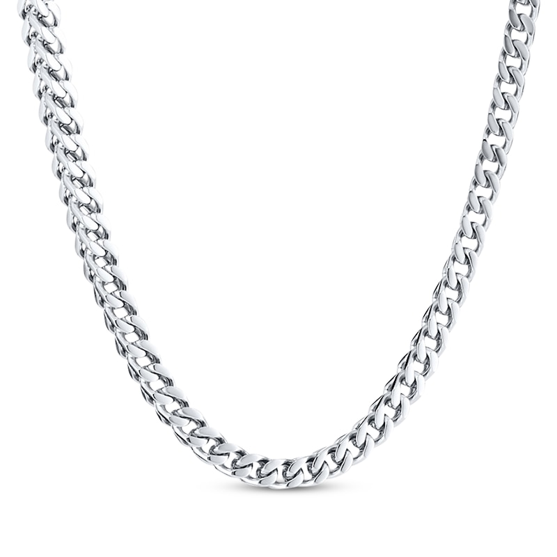 Foxtail Necklace Stainless Steel 20"