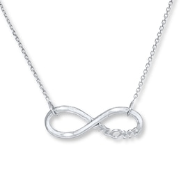 Infinity Mom Sterling Silver Necklace
