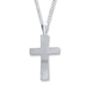 Thumbnail Image 3 of Men's Cross Necklace Stainless Steel 24"
