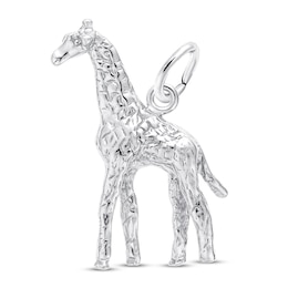 Giraffe Charm Sterling Silver
