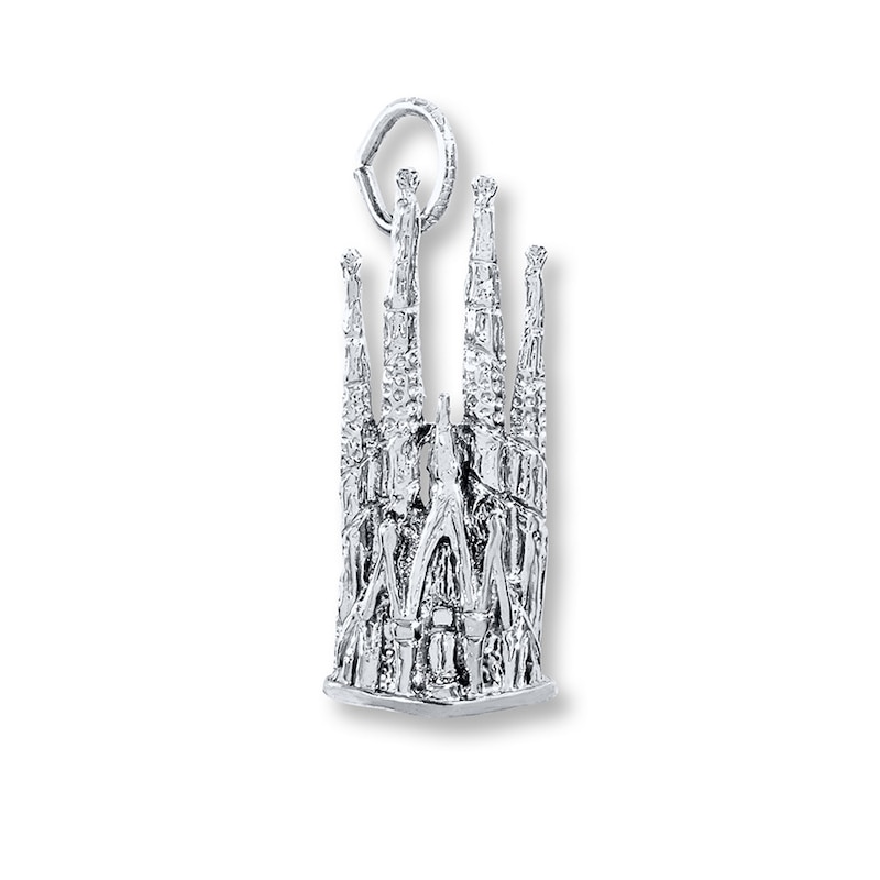 Barcelona Cathedral Sterling Silver Charm