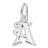 Thumbnail Image 0 of Letter A Charm Sterling Silver
