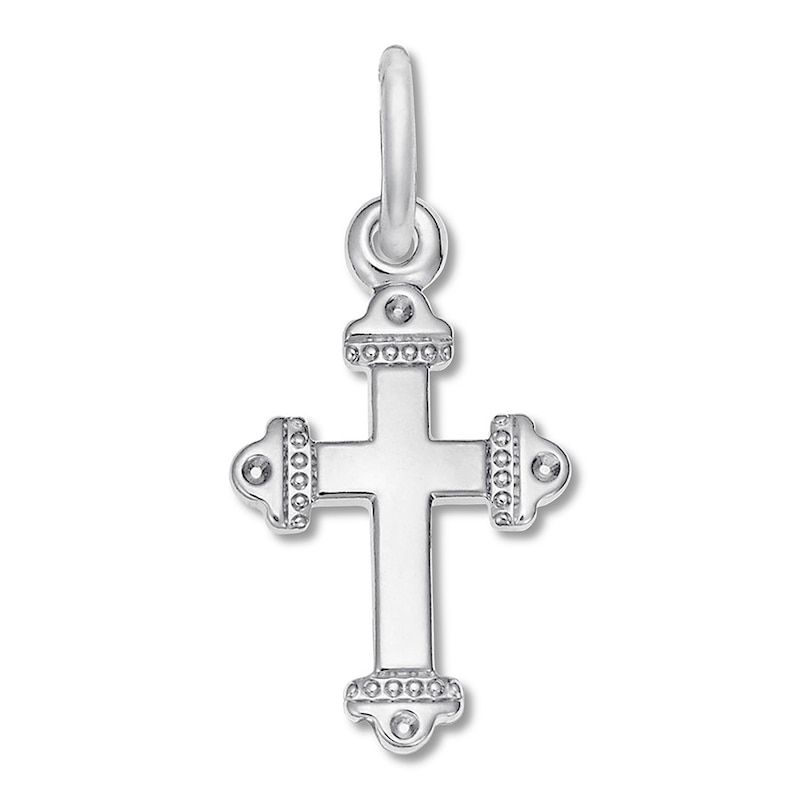Cross Charm Sterling Silver