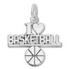 Thumbnail Image 0 of I Love Basketball Sterling Silver Charm