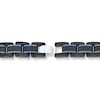 Thumbnail Image 3 of Men's Link Bracelet Black Stainless Steel 8.25"