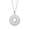 Thumbnail Image 0 of Circle Heart Necklace Sterling Silver
