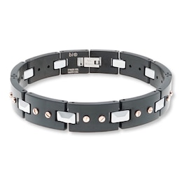 Men's Bracelet Stainless Steel/Tungsten 8.75&quot;