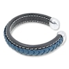Men's Bracelet Stainless Steel/Leather Cuff