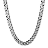 Thumbnail Image 0 of Curb Link Necklace Black Ion-Plated Stainless Steel 22"