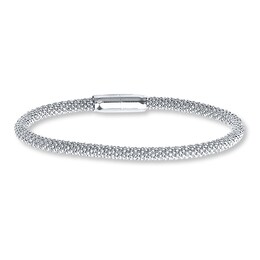 Bead Bracelet Sterling Silver 7.5&quot;