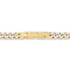 Thumbnail Image 1 of Solid Curb Chain Necklace 11mm Yellow Ion-Plated Stainless Steel 22"