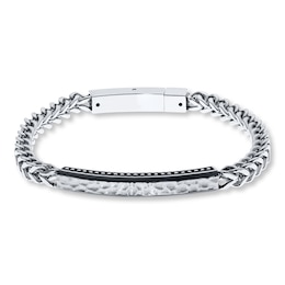 Men's Foxtail Chain Bracelet Stainless Steel 8&quot;