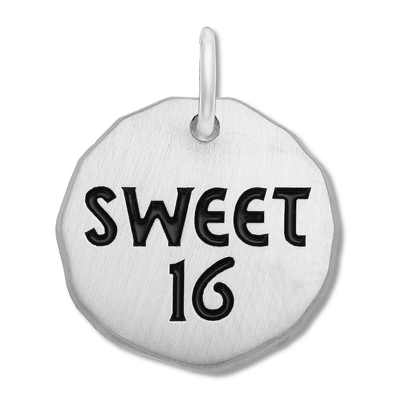 Sweet 16 Charm Sterling Silver