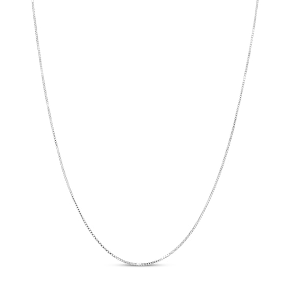 Box Chain Solid Sterling Silver 18"