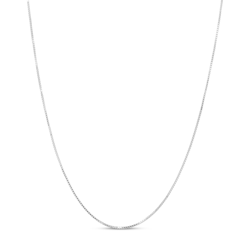 Main Image 1 of Box Chain Solid Sterling Silver 18"