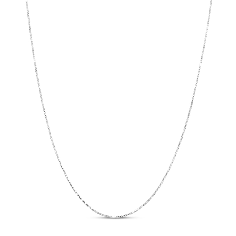 Main Image 1 of Box Chain Solid Sterling Silver 20"