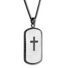 Thumbnail Image 2 of Dog Tag Necklace with Cross Stainless Steel