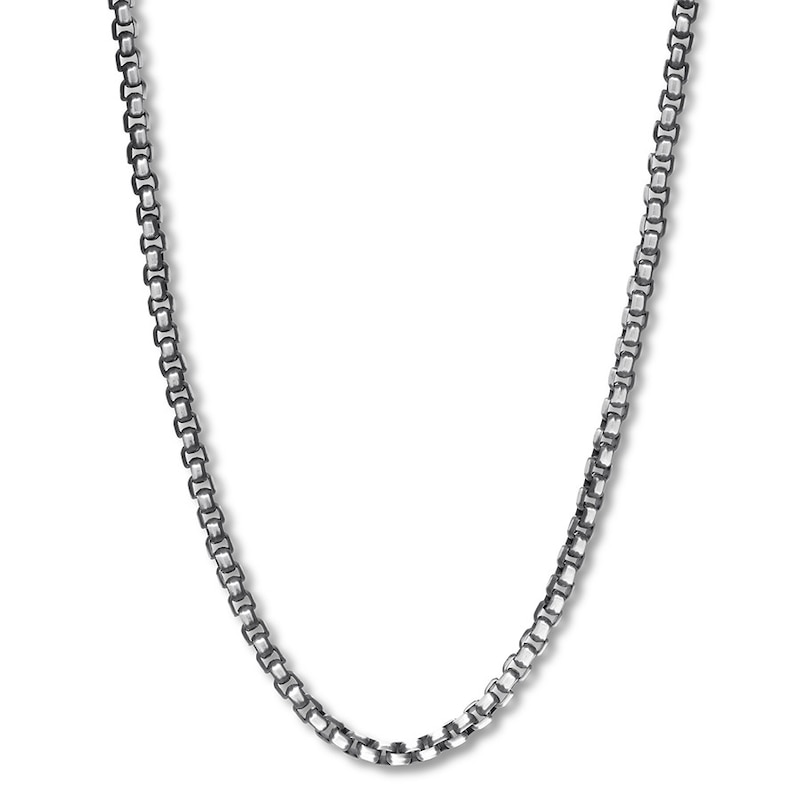 Solid Box Chain Stainless Steel & Ion Plating 24"