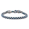 Thumbnail Image 0 of Solid Chain Bracelet Stainless Steel/Blue Ion-Plating 8.5"