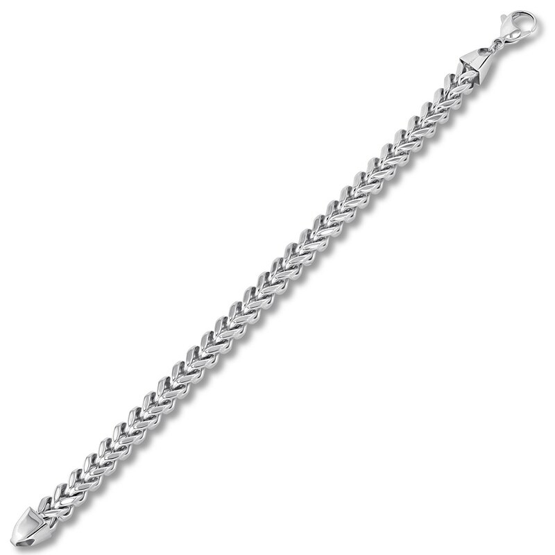 Kay Outlet Solid Foxtail Chain Necklace 4mm Yellow Ion-Plated Stainless Steel 22