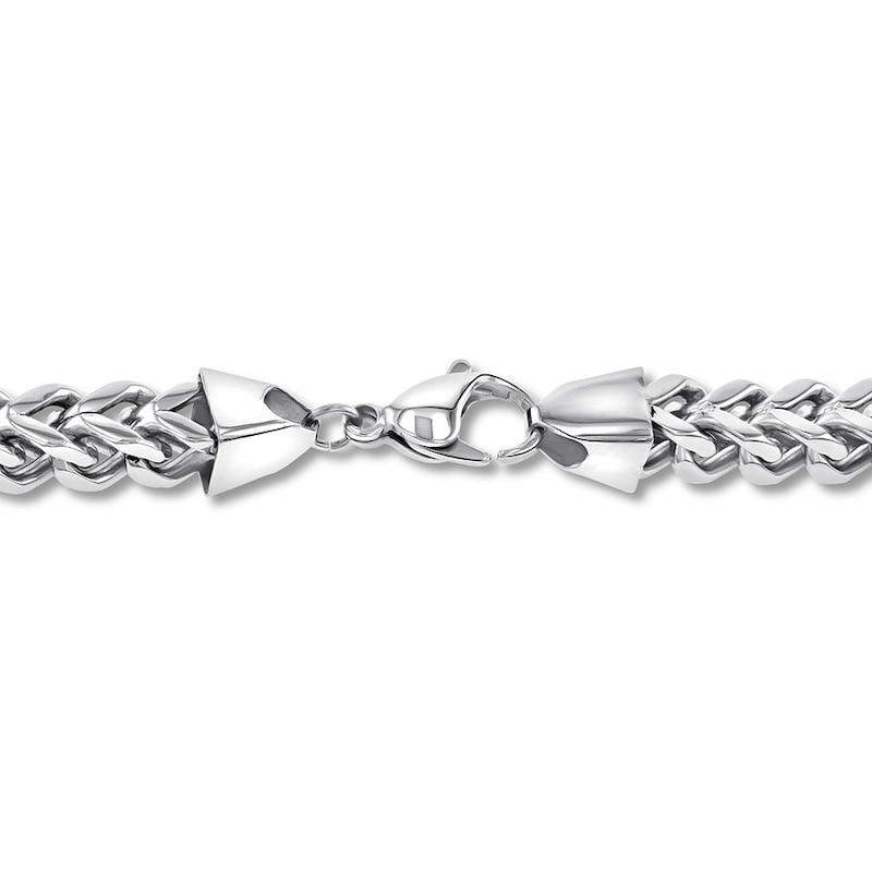 Men's 6.5mm Foxtail Chain Necklace in Stainless Steel - 22