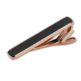 Men's Two-Tone Tie Bar Stainless Steel