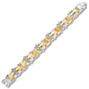 Thumbnail Image 1 of Men's Link Bracelet Stainless Steel/Yellow Ion-Plating 8.5"