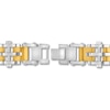 Thumbnail Image 2 of Men's Link Bracelet Stainless Steel/Yellow Ion-Plating 8.5"