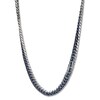 Thumbnail Image 1 of Chain Necklace Solid Stainless Steel & Blue Ion-Plating 22"