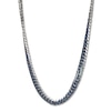 Thumbnail Image 0 of Solid Chain Necklace Stainless Steel & Blue Ion-Plating 24"
