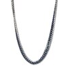 Thumbnail Image 1 of Chain Necklace Solid Stainless Steel & Blue Ion-Plating 24"