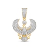 Thumbnail Image 0 of Men’s Diamond Eagle Pendant 5/8 ct tw 14K Yellow Gold-Plated Sterling Silver