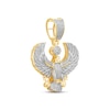 Thumbnail Image 1 of Men’s Diamond Eagle Pendant 5/8 ct tw 14K Yellow Gold-Plated Sterling Silver