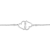 Thumbnail Image 3 of Hallmark Diamonds Heart Bolo Bracelet 1/10 ct tw Sterling Silver