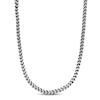 Thumbnail Image 0 of Solid Foxtail Chain Necklace Black Ion Plating Stainless Steel 24"