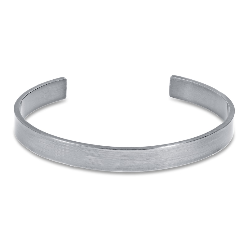 Men's Open Cuff Bracelet Stainless Steel