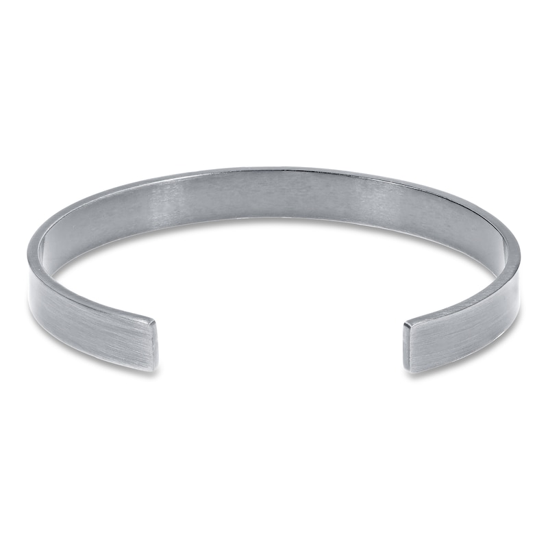 Men's Open Cuff Bracelet Stainless Steel