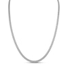 Thumbnail Image 1 of Curb Chain Necklace Oxidized Solid Sterling Silver 24"